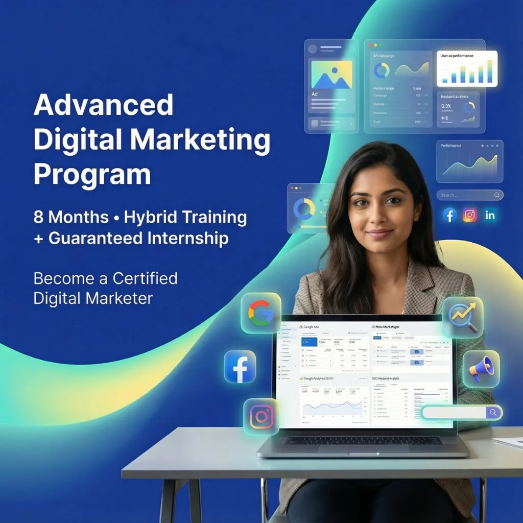 Advanced Digital Marketing Program | 8 Months Course with Internship